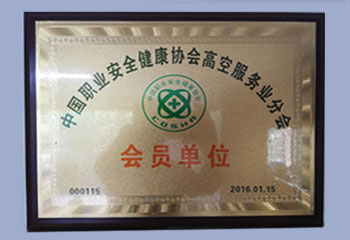 中國職業(yè)安全健康協(xié)會高空服務(wù)業(yè)分會會員單位